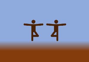 Slackline an der MS Sillian